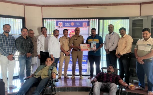 रोटरी क्लब पाचोरा-भडगावतर्फे 'महा रक्तदान शिबिर' यशस्वी!