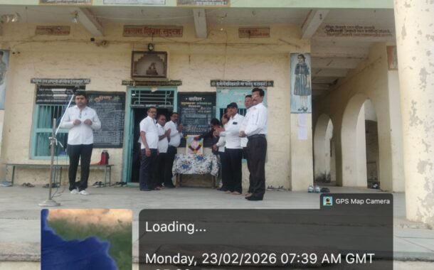 संत गाडगेबाबा महाराजांची 150 वी जयंती ग्राम विकास विद्यालयात उत्साहात साजरी