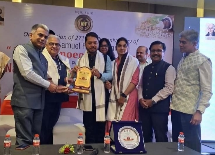 ग्रामीण सेवेला राष्ट्रीय गौरव डॉ. प्रशांत सांगडे “Excellence in Homeopathy” पुरस्काराने सन्मानित