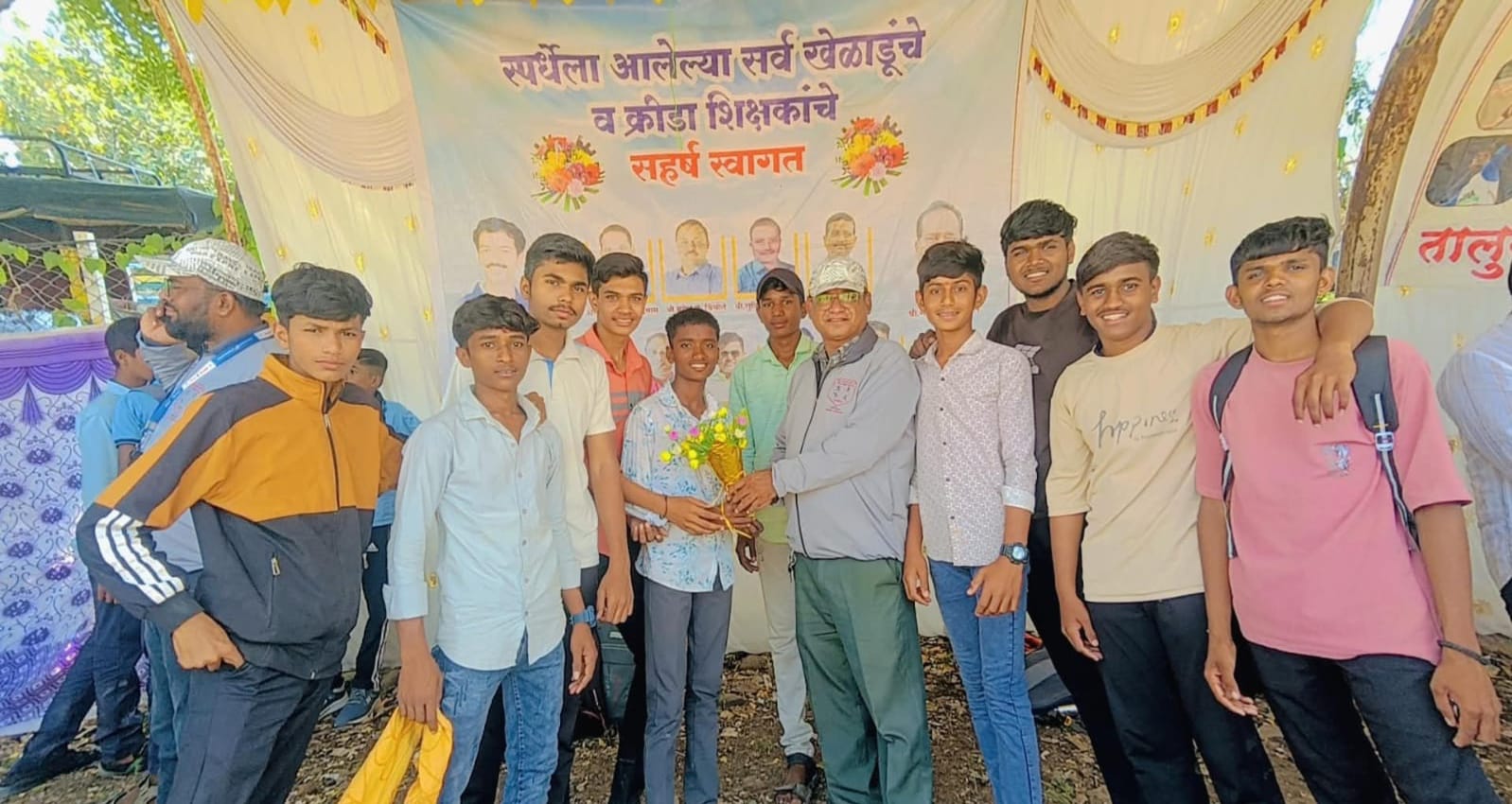 ग्राम विकास विद्यालयाच्या सात खेळाडूंची जिल्हास्तरीय मैदानी स्पर्धेसाठी निवड